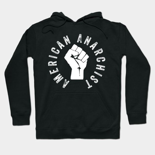 American Anarchist Protester Hoodie by sewandtell